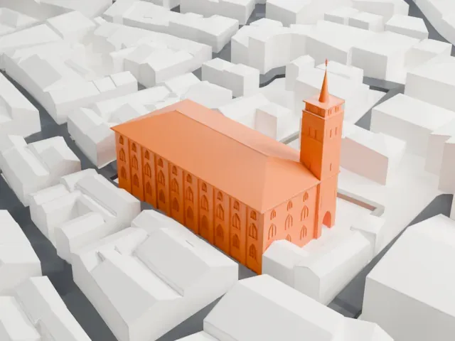 Arap Mosque model, South view