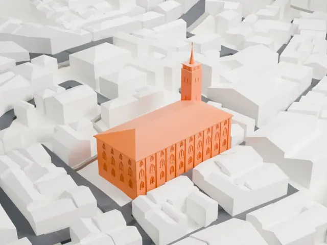 Arap Mosque model, West view