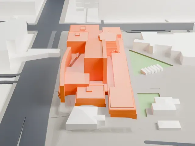 Arizona Science Center model, East view