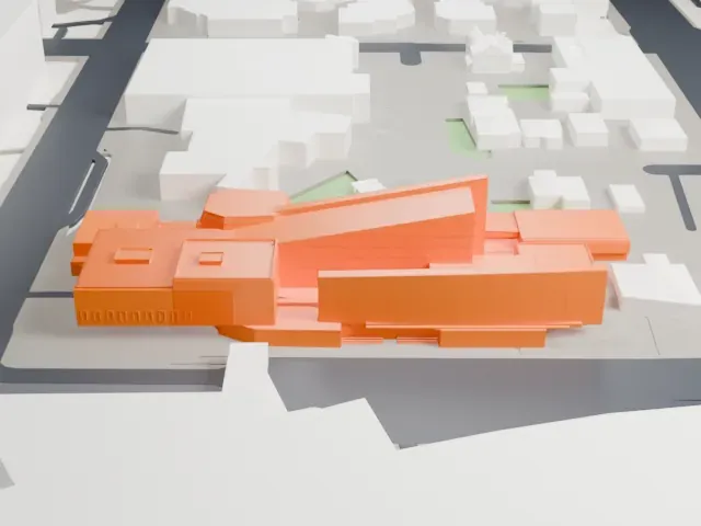 Arizona Science Center model, South view