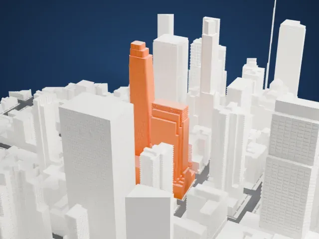 ARO model, South view