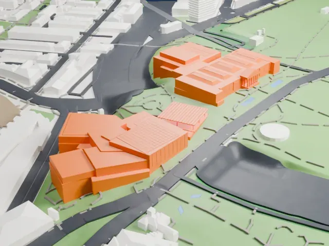Art Gallery of New South Wales model, North view