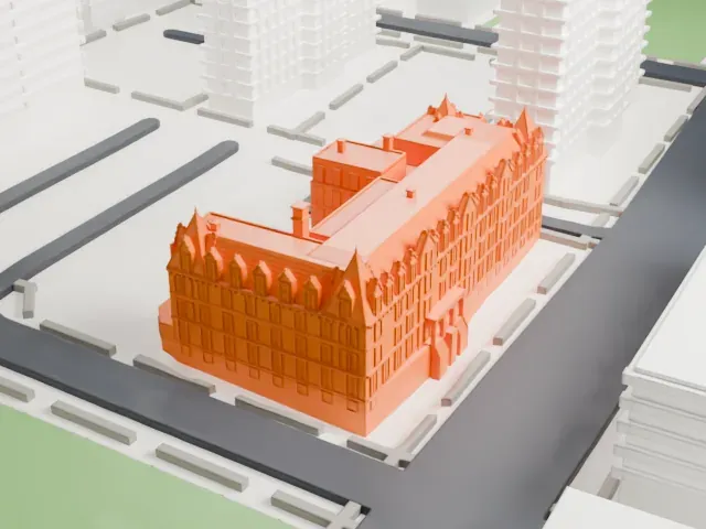 Association Residence Nursing Home model, North view
