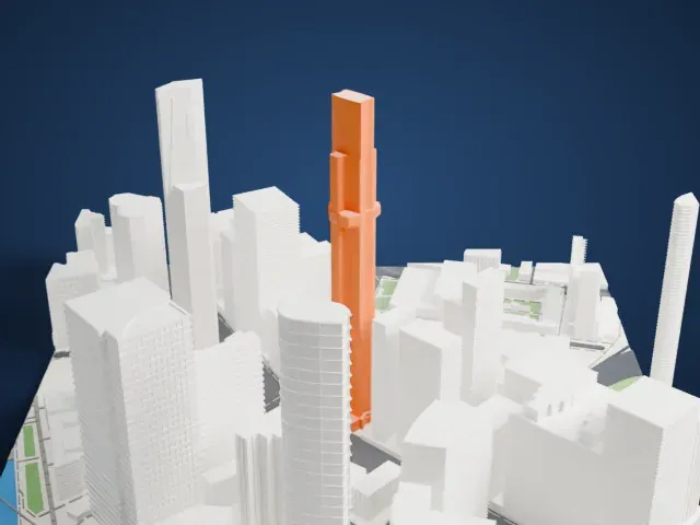 Australia 108 model, West view