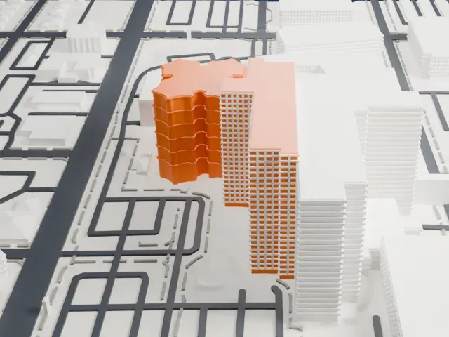 Banner University Medical Center Phoenix model, West view