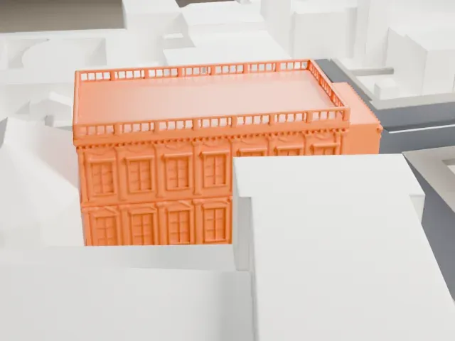 Banqueting House model, East view