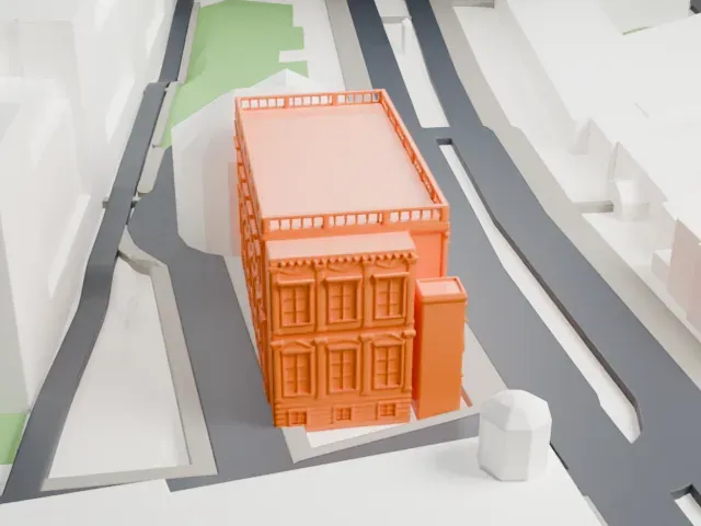Banqueting House model, North view
