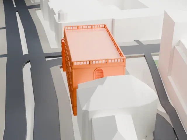 Banqueting House model, South view