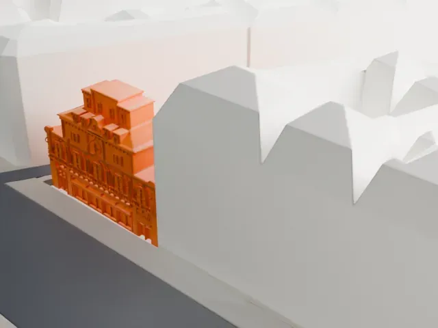 Bataclan model, North view