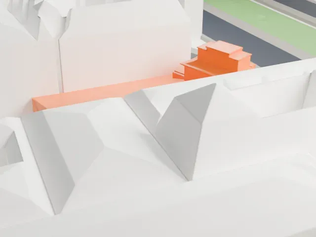 Bataclan model, South view