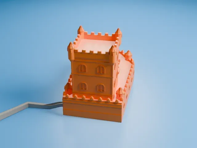 Belém Tower model, North view