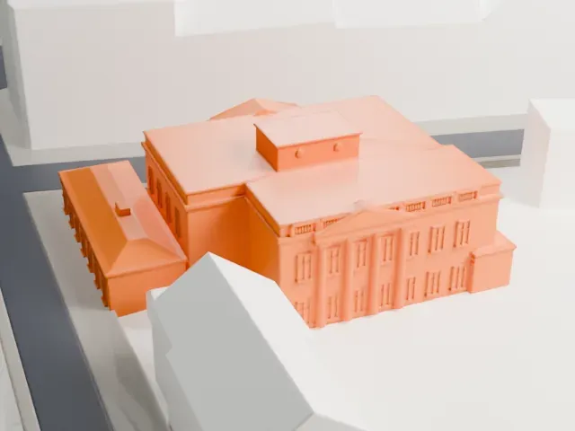 Belweder model, East view