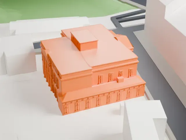 Belweder model, North view
