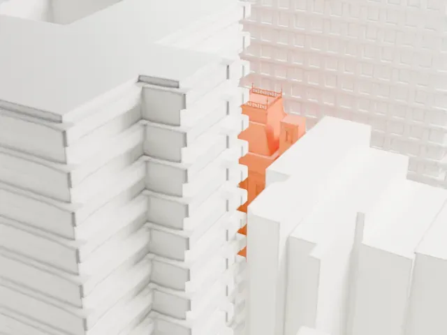 Benjamin N. Duke House model, South view