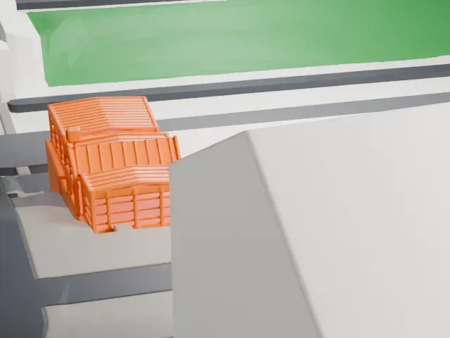 Berlin Hermannstraße station model, North view