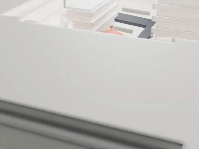 Bialystoker Synagogue model, East view