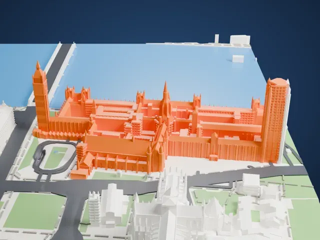 Big Ben (Elizabeth Tower) model, West view