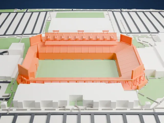 Bill Snyder Family Stadium model, West view