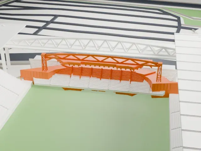 BMO Field model, North view