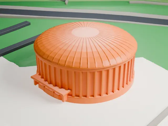 BMW Park model, South view