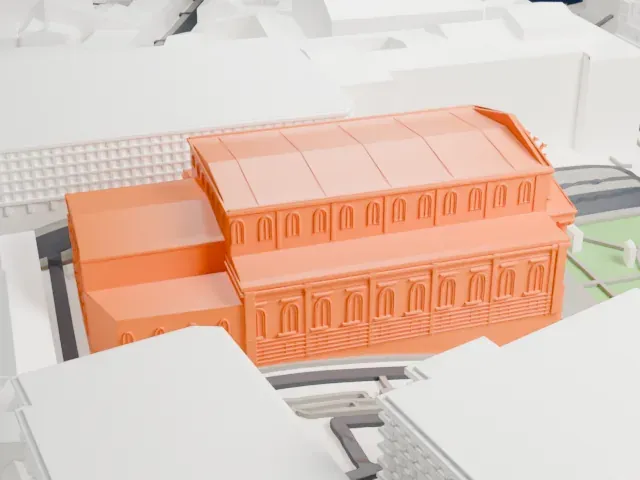 Bolshoi Theatre model, West view