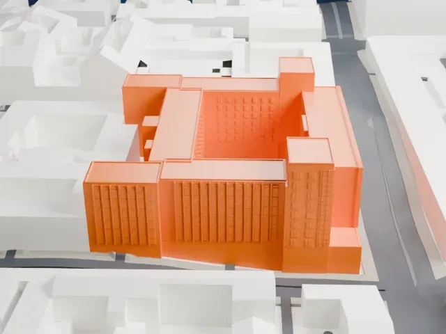 Bolshoy Dom model, North view