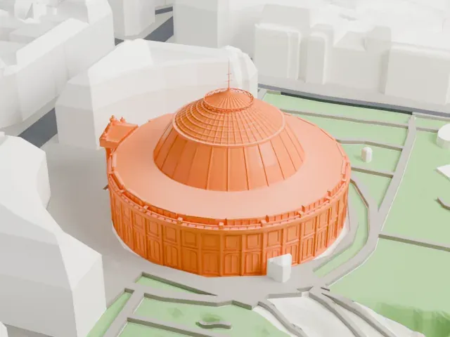 Bourse de Commerce model, South view