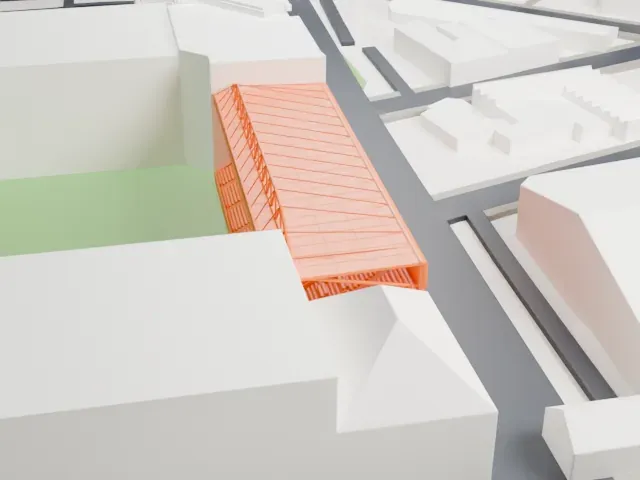 Bramall Lane model, North view