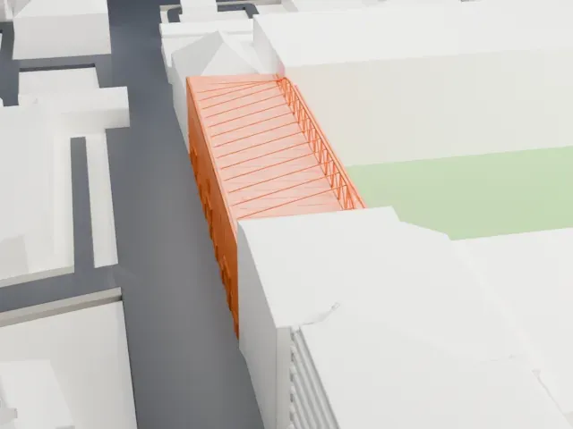 Bramall Lane model, South view