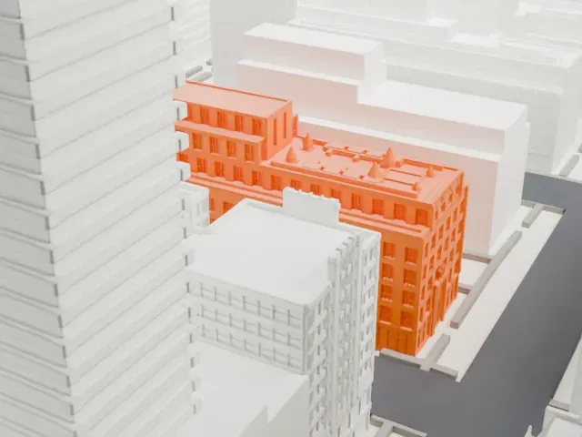 British Empire Building model, South view