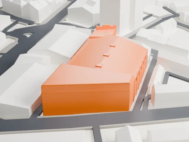 Brixton Academy model, North view