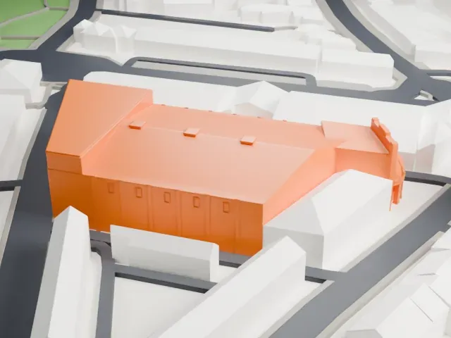 Brixton Academy model, West view