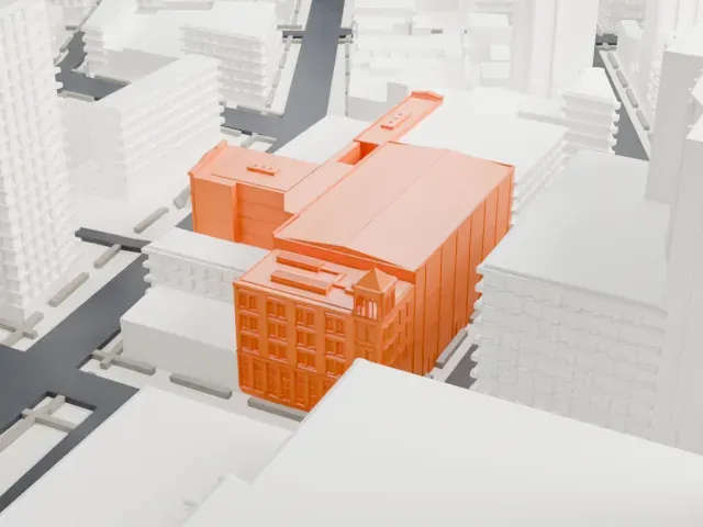 Brooklyn Tabernacle model, South view