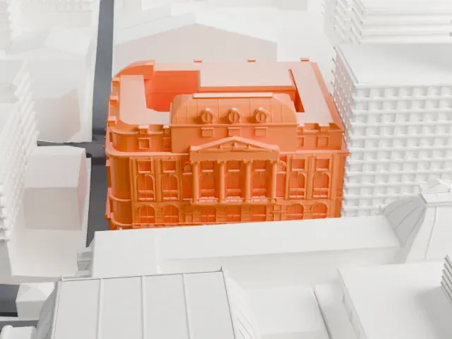 Buenos Aires Stock Exchange model, East view