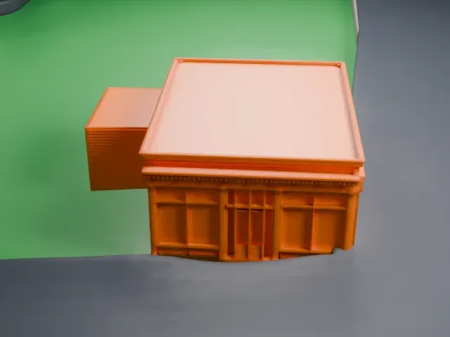 Burton Store model, East view