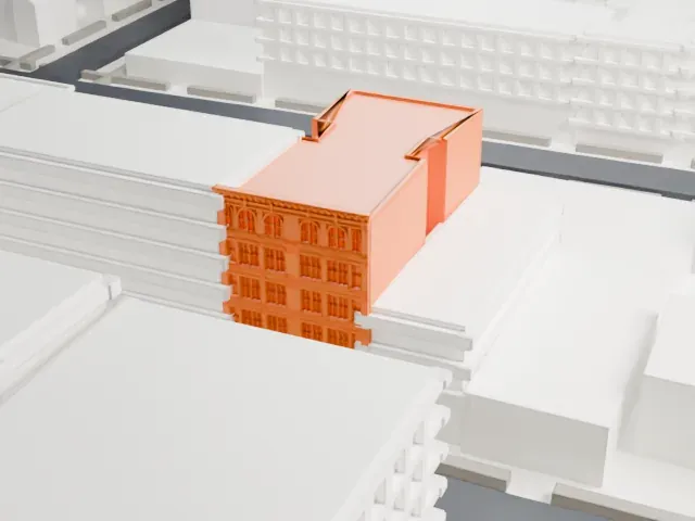 C. Rieger's Sons Factory model, North view