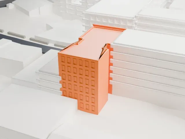 C. Rieger's Sons Factory model, South view