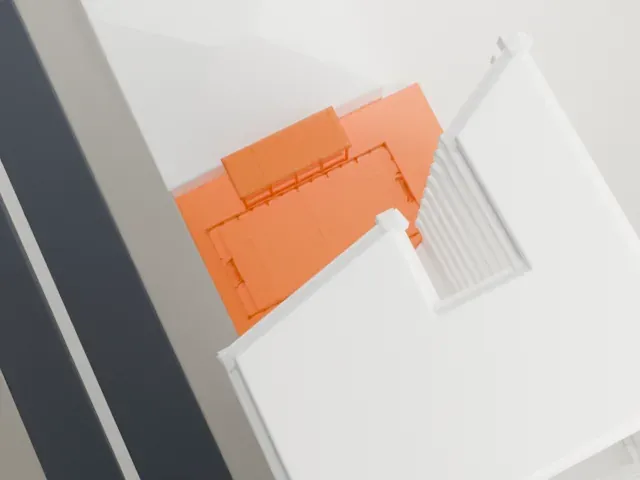 Campo de O'Donnell model, East view