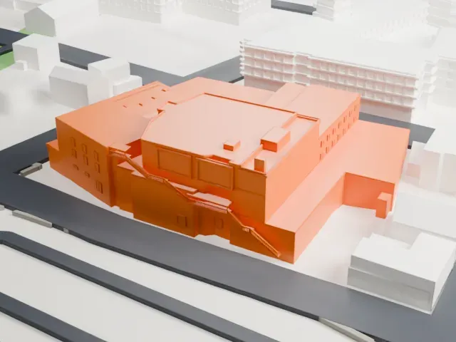 Capitol Theatre, Port Chester model, East view