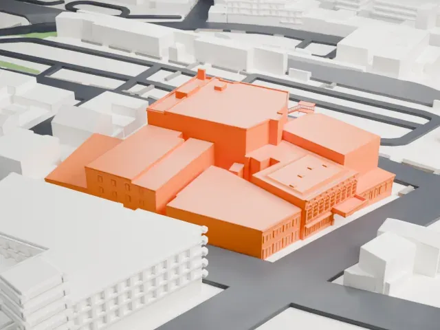 Capitol Theatre, Port Chester model, West view