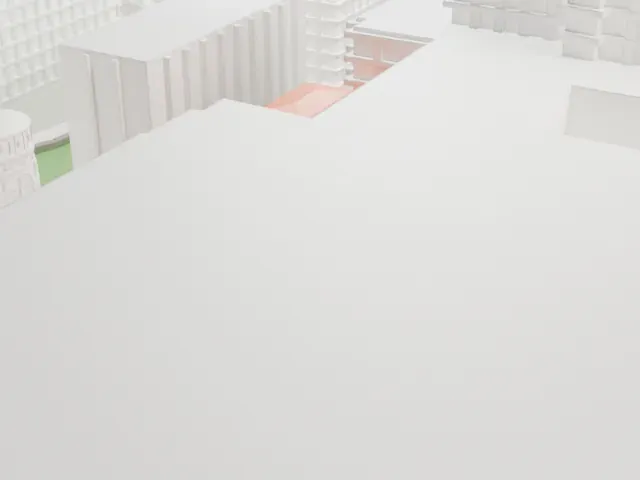 Casa Italiana model, South view