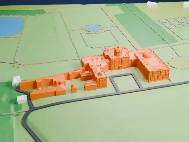 Castle Howard model, North view