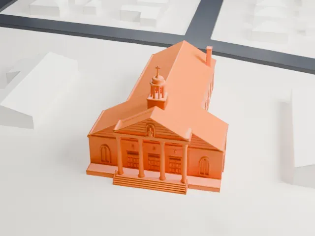 Cathedral of St Vincent de Paul, Malankara Catholic model, North view