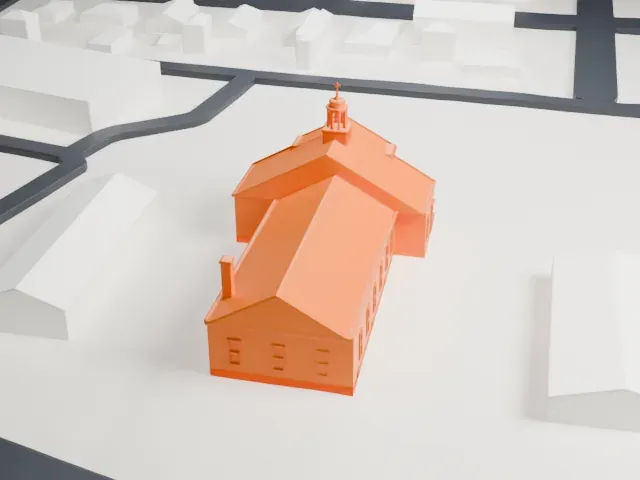Cathedral of St Vincent de Paul, Malankara Catholic model, South view