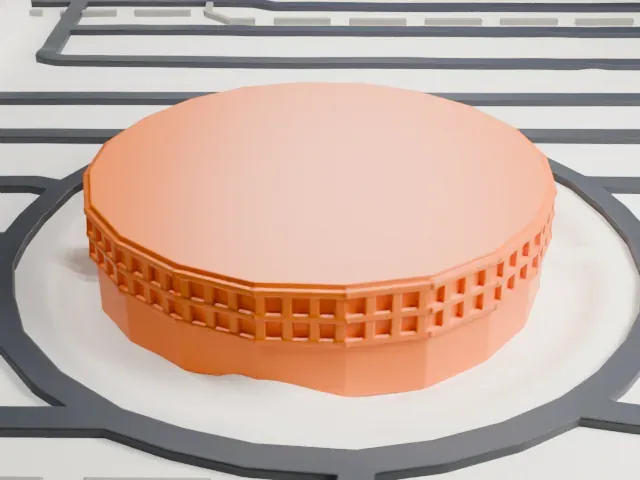 Celebrity Theatre model, North view