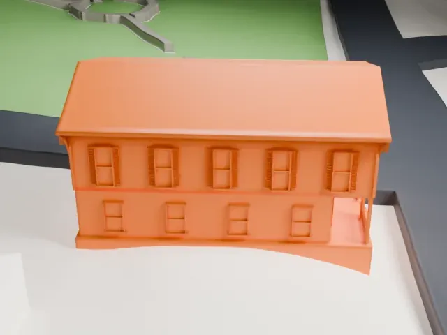 Central Hall, Sea Cliff model, North view