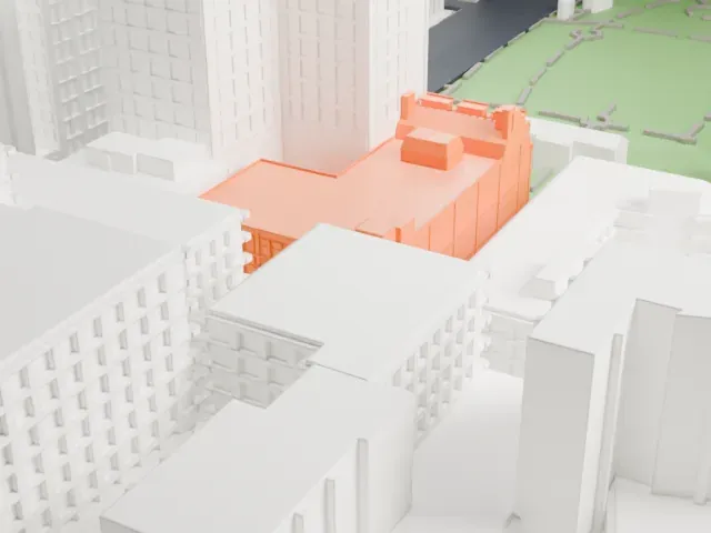 Century Building, Union Square model, North view