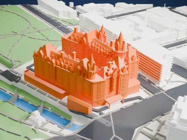 Château Laurier model, South view