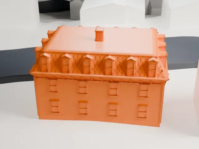 Christ Building, Sea Cliff model, South view