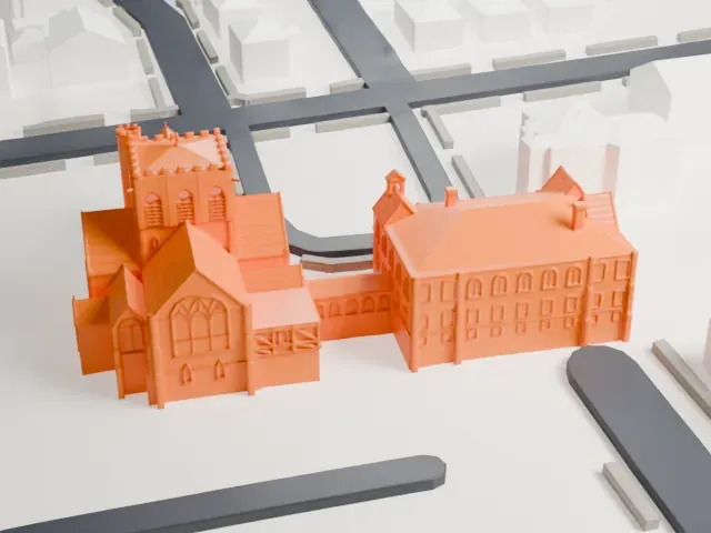Christ Church New Brighton, Episcopal model, West view